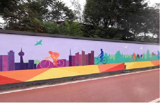 毕节墙体彩绘-围墙