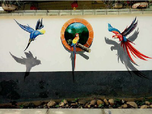 毕节视觉错位-3D墙绘设计