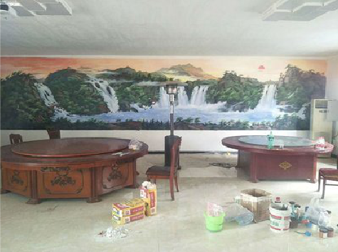 毕节墙绘-写实风景