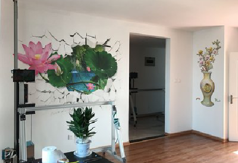 毕节墙体彩绘相比墙纸的优势。