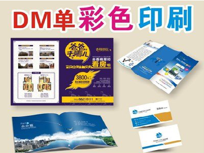 毕节单页印刷，色彩搭配简单。