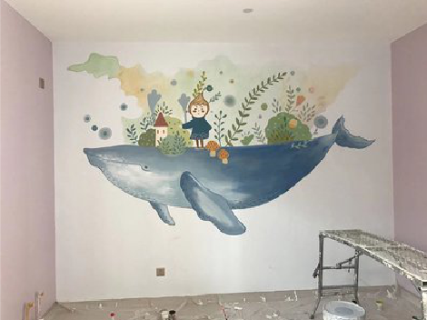 毕节手绘墙的特点及优势。